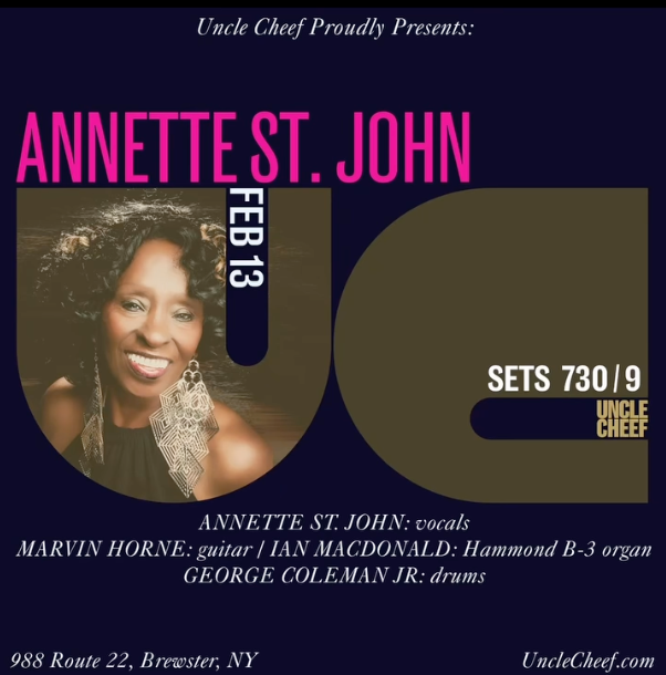 🎷 Live Vocal Jazz this Thur, Feb 13th at Uncle Cheef, 7:30-10PM - *|unclecheef.com/calendar/annet…|*