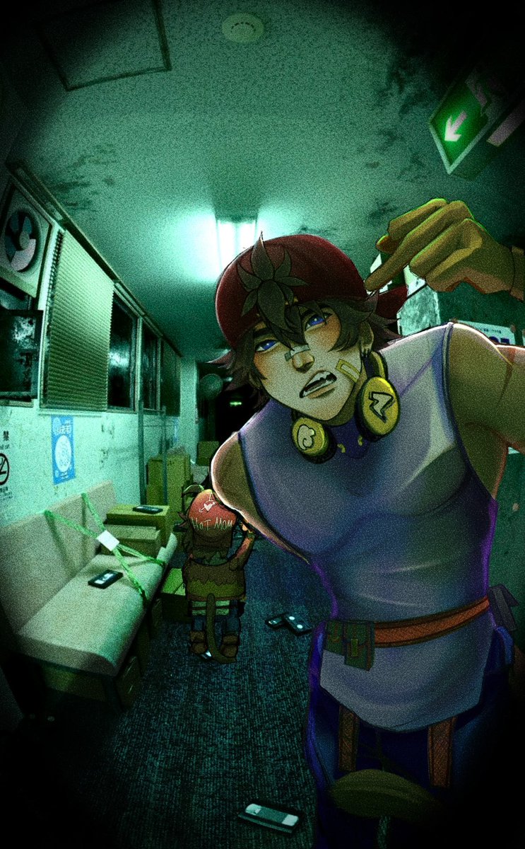 ChewieChuu's tweet photo. Silly Streamer Man in the Backrooms 🙉 #KenjiArt https://t.co/mU8K8odL7M