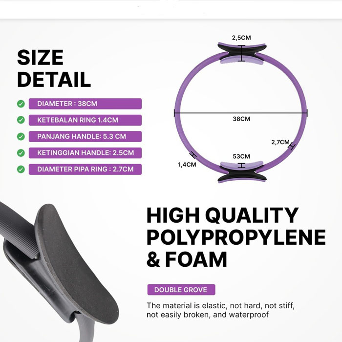 palugada's tweet image. Magic Ring Yoga Pilates Resistance Workout Gym Fitness

- Bahan Berkualitas:Fiberglass, EVA, dan TPR untuk kekuatan dan ketahanan maksimal.
- Dimensi Luar: 38CM x 5.3CM

#magicring #magicringpilates #magicringresistance #pilatesyoga #palugada

palugada.com/magic-ring-yog…