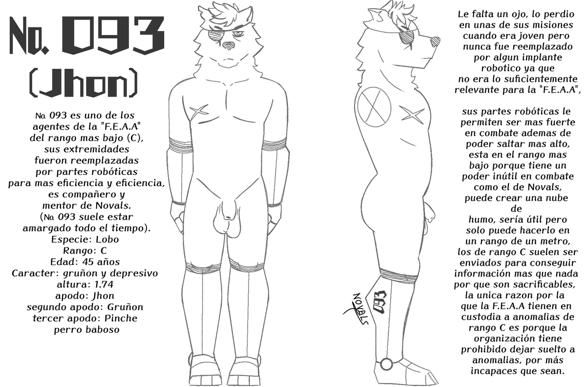 Nuevo dibujo, es el lobo compañero de novals, es del comic que pienso hacer,como olvido las cosas debo hacer hojas de referencia del diseño de mis personajes (art by me 🎨)