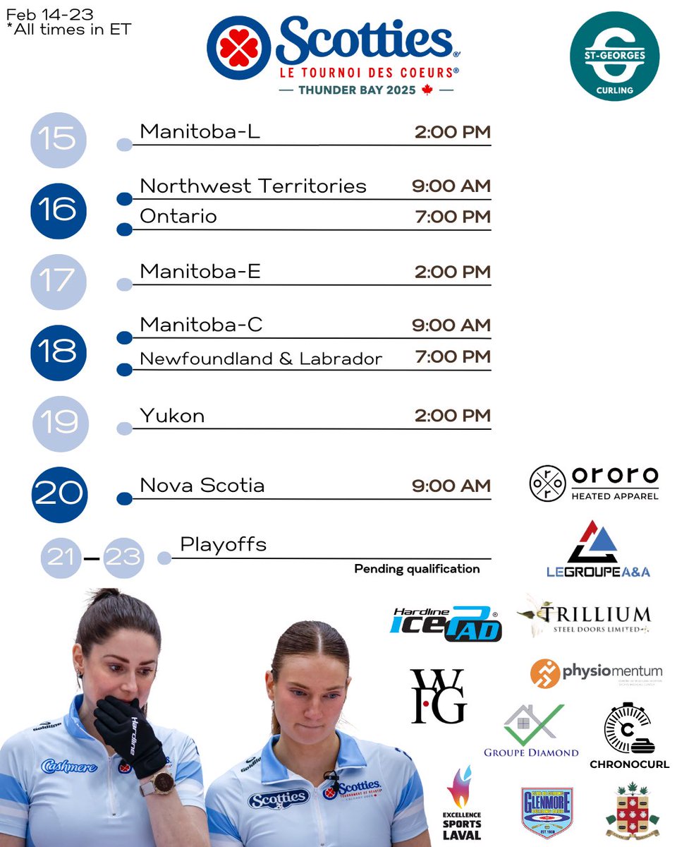 Wondering when we play⁉️👀 
Tu te demande quand on joue⁉️👀
#STOH2025 #QC <a href="/CurlingQuebec/">Curling Québec</a> <a href="/CurlingCanada/">Curling Canada</a>