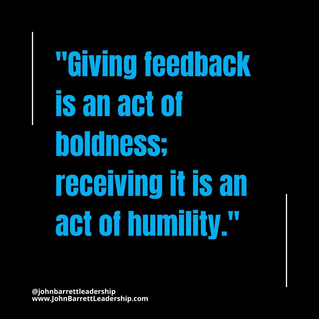 johnbarrettlead's tweet image. Boldness &amp;amp; Humility must guide feedback...#FeedbackWithBalance #BoldAndHumble #ConstructiveFeedback #LeadershipWisdom #EmpowerThroughFeedback #LeadWithHumility #FeedbackMatters #EffectiveLeadership #GrowthThroughFeedback #LeadershipSkills