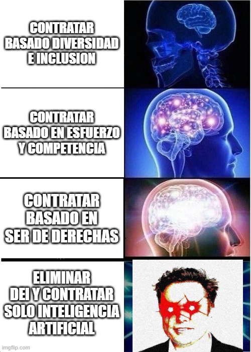 Merienda_'s tweet photo. La razón por la que Elon Musk quiere quitar el DEI https://t.co/sU1Ilwj4qt