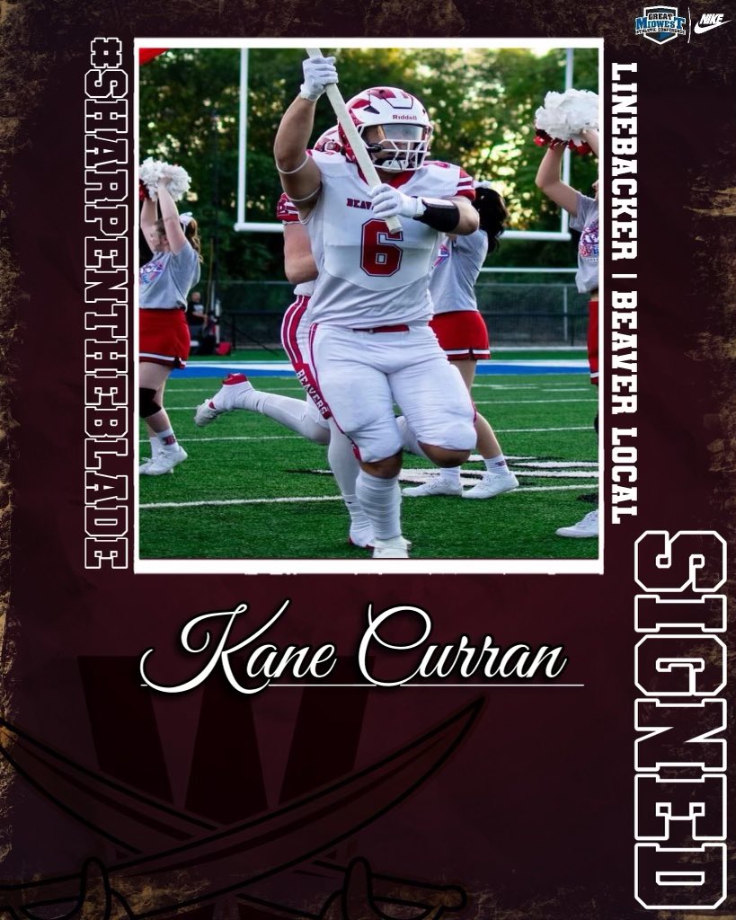 Walsh Football (@walshufootball) on Twitter photo Welcome to Canton, <a href="/KaneCurran_06/">Kane Curran</a> !
🏠 Lisbon, OH
🏫 Beaver Local High School
🏈 Linebacker
#ChaseTheLion ⚔️ Welcome to Canton, <a href="/KaneCurran_06/">Kane Curran</a> !
🏠 Lisbon, OH
🏫 Beaver Local High School
🏈 Linebacker
#ChaseTheLion ⚔️