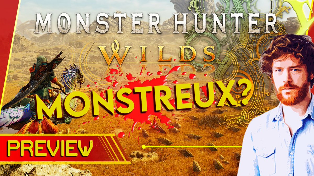 Ma preview de Monster Hunter Wilds! J'ai pu profiter d'une longue session chez Capcom pour tester le successeur spirituel de Worlds!

Voici mes premières impressions
⬇️⬇️⬇️
youtu.be/2V--DieMuIE