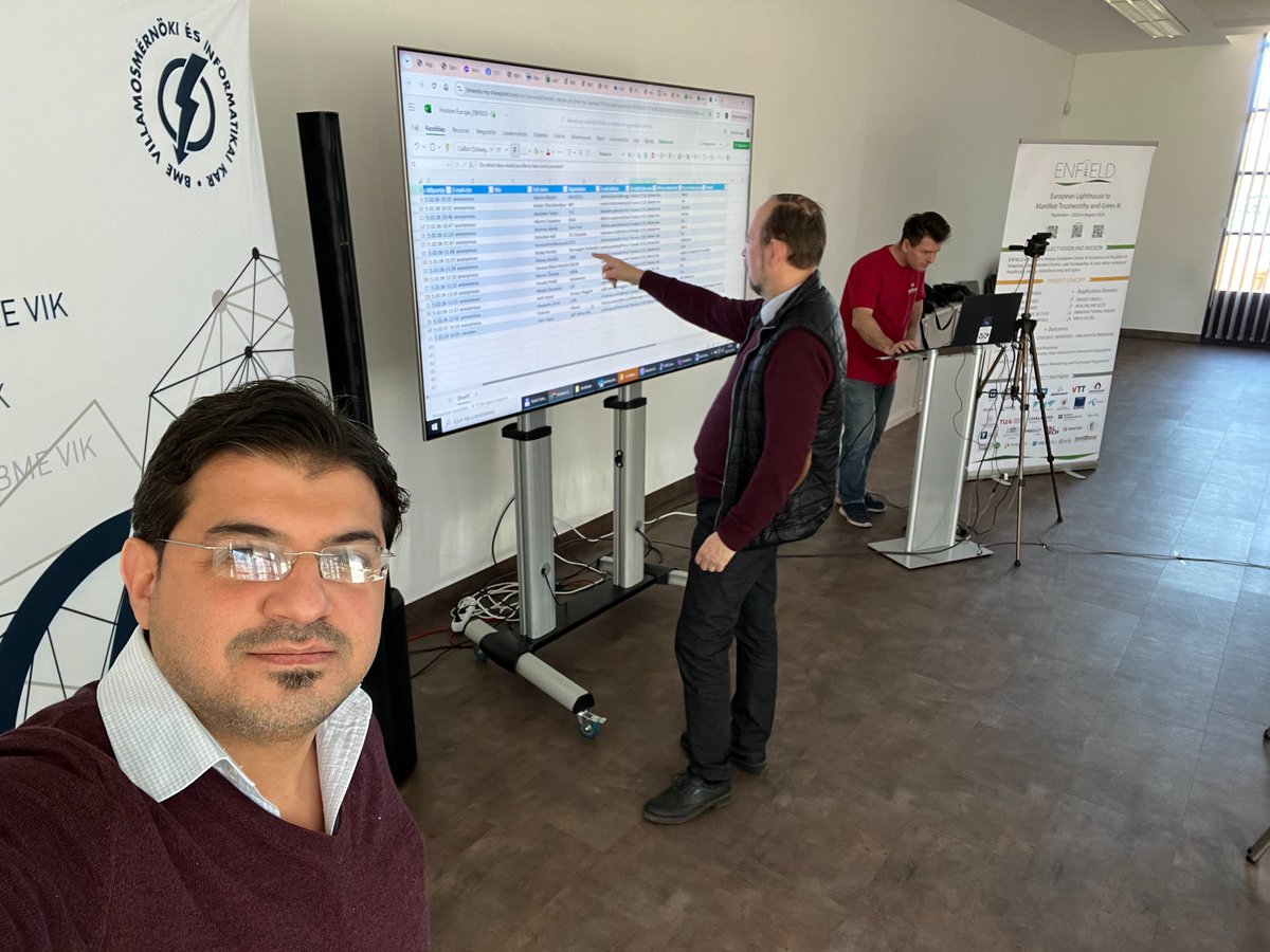 HorizonEnfield's tweet photo. 🚀Exciting times ahead for #ENFIELD🌍
We’re thrilled to welcome all our partners to Budapest for the General Assembly III 🎉
The preparation is in full swing – from setting up the room 🖥️ to ensuring everything is ready for productive discussions.
Can’t wait to see everyone here! https://t.co/wefbTe9HHX