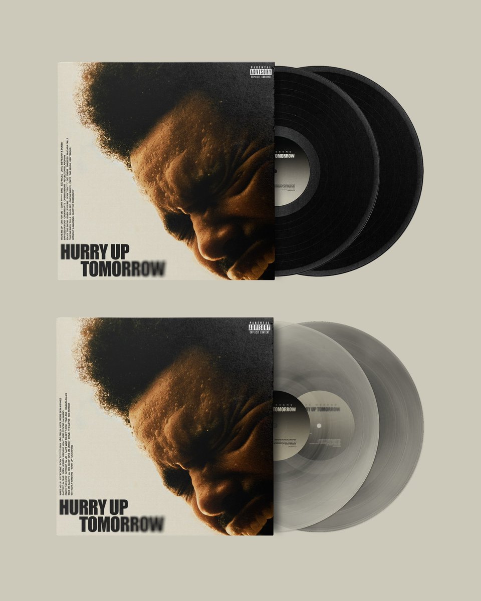 Hurry Up Tomorrow Complete Edition 2LP Vinyls
Available now at theweeknd.co/xostore