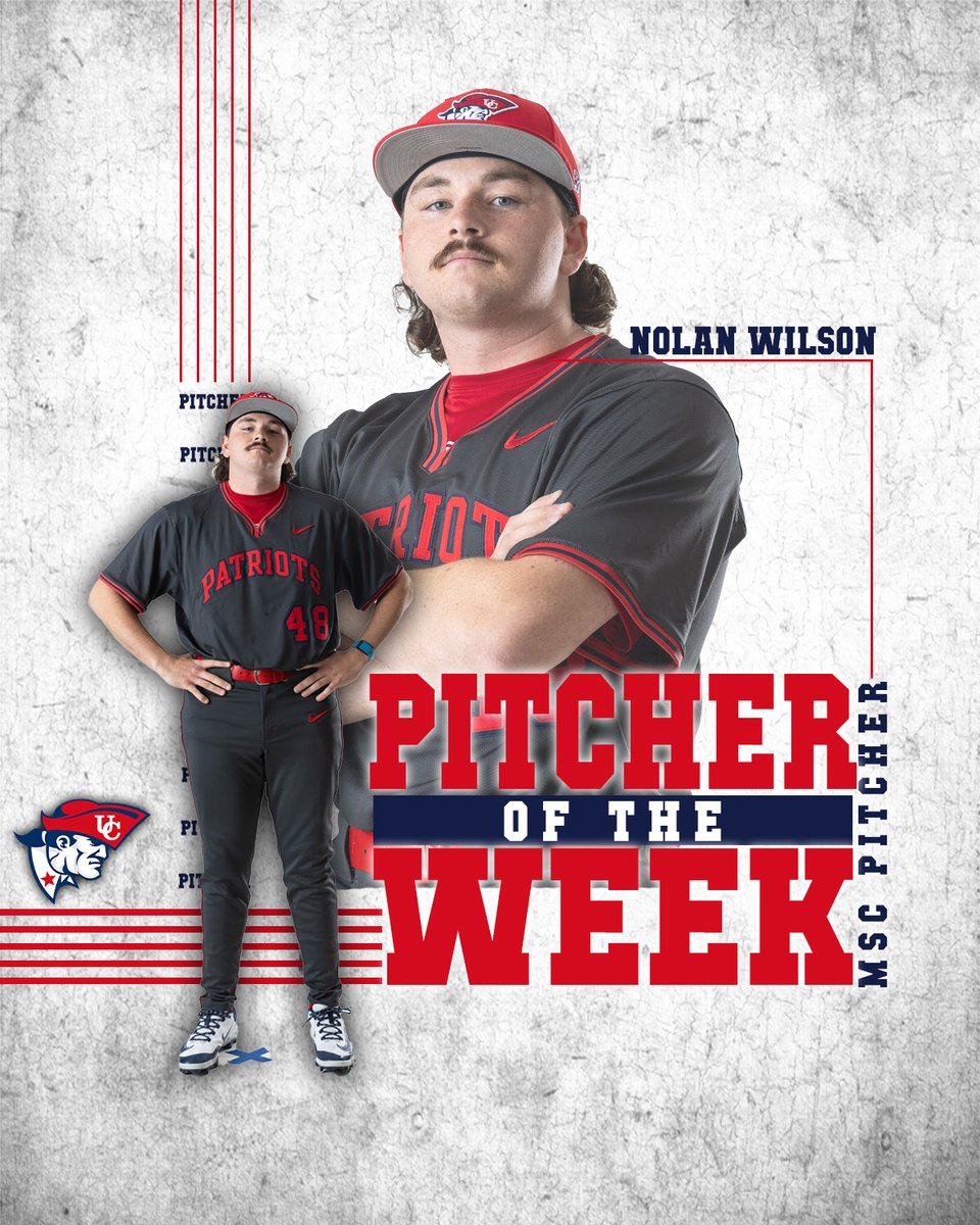 Complete game shutout 🤝 MSC Pitcher of the Week

Nolan Wilson is the Week 2 Mid-South Conference Pitcher of the Week!

Full Story: shorturl.at/73iPZ

#OneBigTeam | #LTL