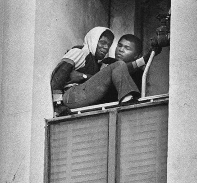 On January 19, 1981, heavyweight champion Muhammad Ali was so upset when he learned that a Vietnam veteran was going to commit suicide near his house that he rushed to the scene just four minutes later and personally saved the man. He then escorted the veteran to the hospital.