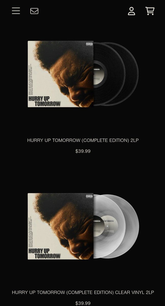 New Vinyls 🔥 #HURRYUPTOMORROW