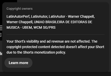 Yo <a href="/TeamYouTube/">TeamYouTube</a> why are SHORTS getting claimed for using Minecraft Music??