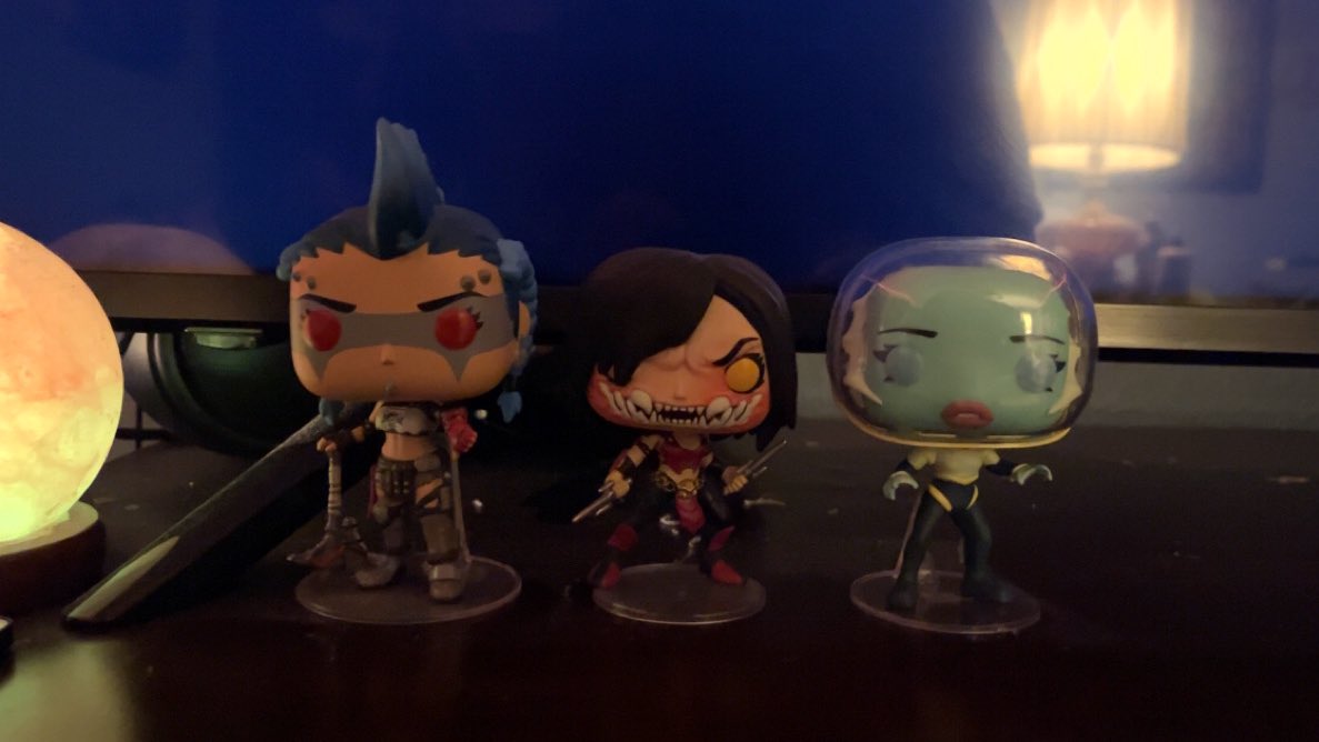 sheevorah's tweet photo. NINA MAZURSKY FROM CREATURE COMMANDOS HAS BEEN ACQUIRED FOR MY FUNKO COLLECTION @vigilmaker i'm def getting the bride next cuz #fishbride https://t.co/ZWIeOXaCKf