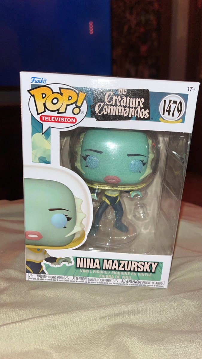 sheevorah's tweet photo. NINA MAZURSKY FROM CREATURE COMMANDOS HAS BEEN ACQUIRED FOR MY FUNKO COLLECTION @vigilmaker i'm def getting the bride next cuz #fishbride https://t.co/ZWIeOXaCKf