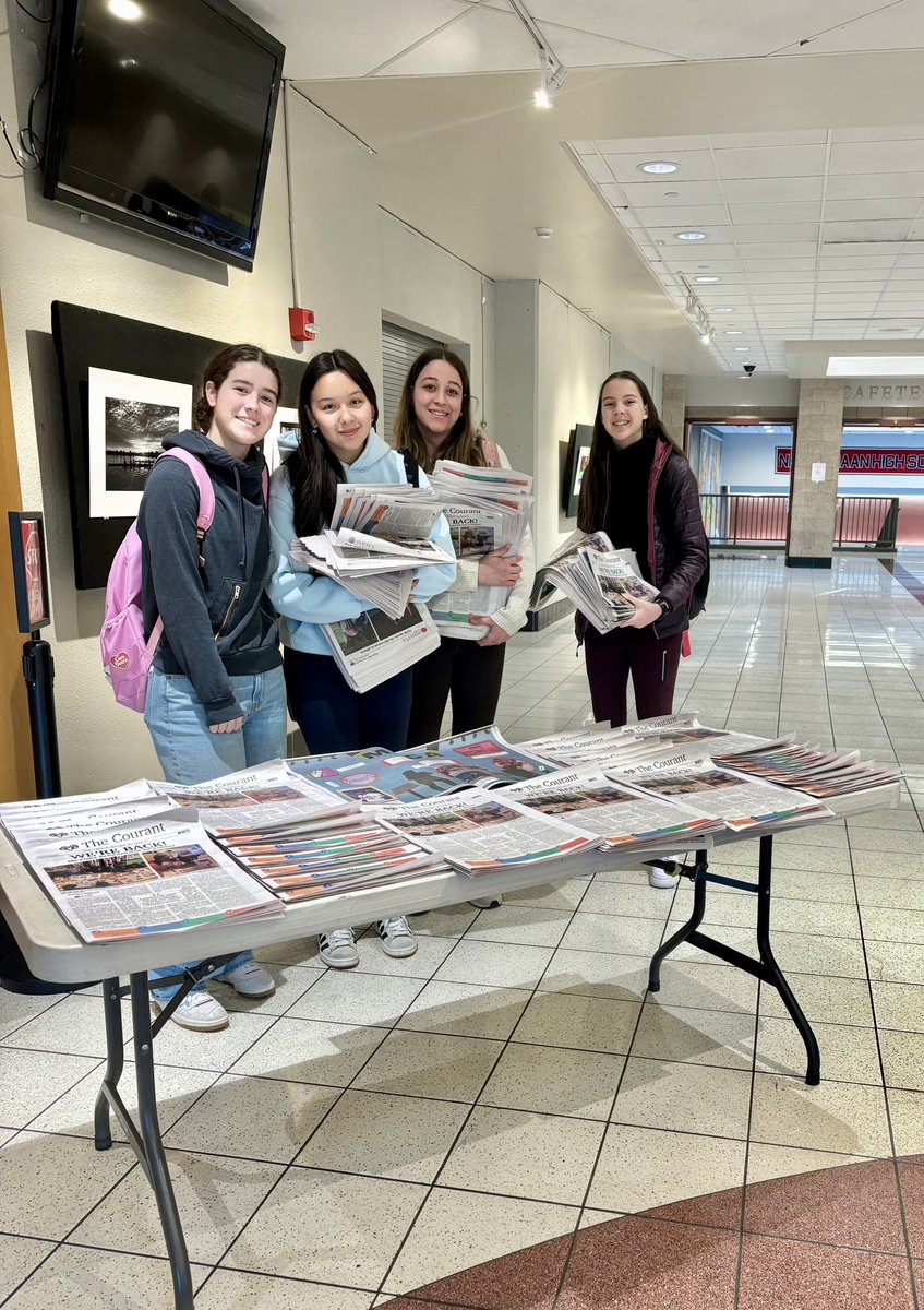 Amy Meng (@amengcourant) on Twitter photo Today was our first Distribution Day of the school year! If you haven’t already, make sure to pick up a copy of the <a href="/NCHSCourant/">NCHS Courant</a> . They’re on tables and racks around the school. Today was our first Distribution Day of the school year! If you haven’t already, make sure to pick up a copy of the <a href="/NCHSCourant/">NCHS Courant</a> . They’re on tables and racks around the school.
