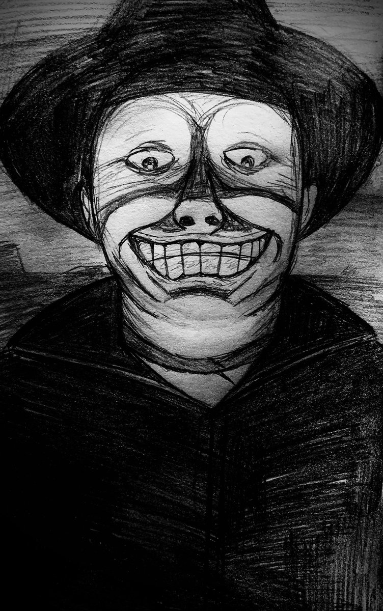 I haven’t read “The Blood Meridian” (yet) but I decided to do a little sketch of Judge Holden, because why not?