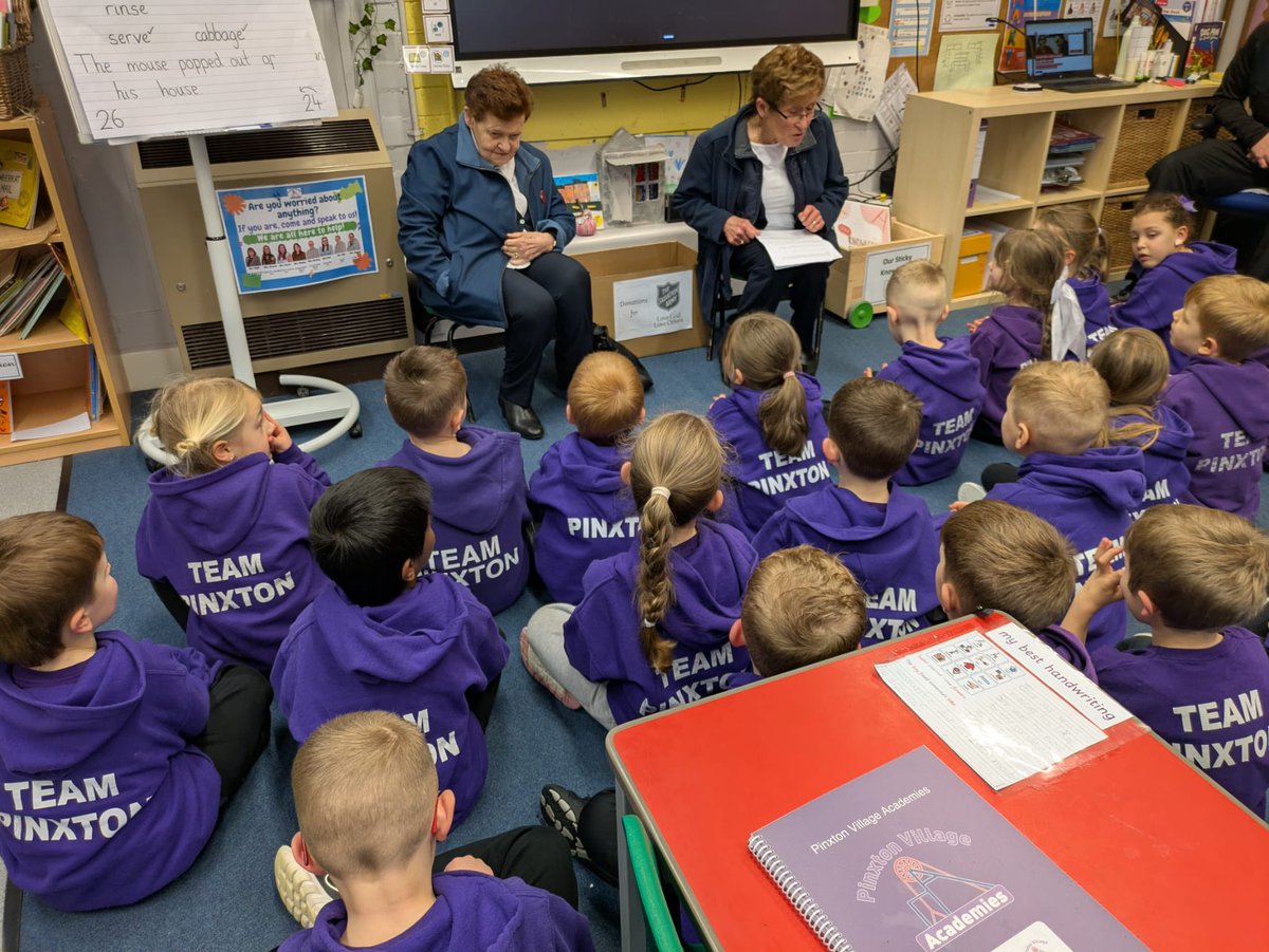 pvacademies's tweet image. Year one had an inspirational visit from the Salvation Army - Joan and Ruth said they were so impressed with how much we knew about significant people and our lovely manners 😁 thank you @salvationarmy #TeamPinxton #inspirationalpeople #experiential