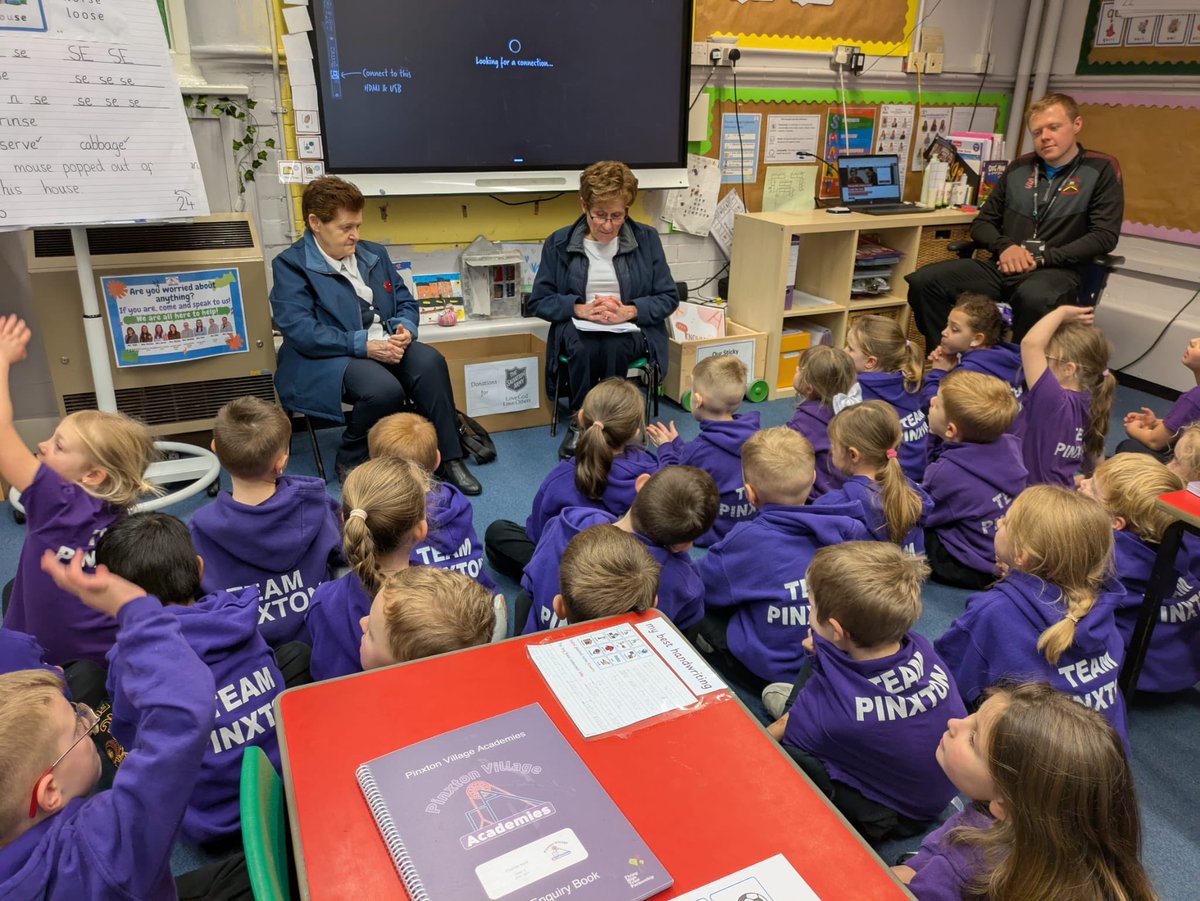 pvacademies's tweet image. Year one had an inspirational visit from the Salvation Army - Joan and Ruth said they were so impressed with how much we knew about significant people and our lovely manners 😁 thank you @salvationarmy #TeamPinxton #inspirationalpeople #experiential