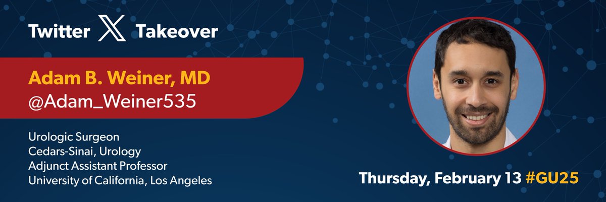 Urology Times (@urologytimes) on Twitter photo <a href="/Adam_Weiner535/">Adam B. Weiner, MD</a> will be taking over our account on Thursday 2/13 during #GU25. Throughout the day, Dr. Weiner will share his take on key data presented as well as session updates, photos with colleagues, and other notable updates. Stay tuned!
<a href="/CedarsSinai/">Cedars-Sinai</a> + <a href="/UclaUrology/">UCLA Urology</a> <a href="/ASCO/">ASCO</a> <a href="/Adam_Weiner535/">Adam B. Weiner, MD</a> will be taking over our account on Thursday 2/13 during #GU25. Throughout the day, Dr. Weiner will share his take on key data presented as well as session updates, photos with colleagues, and other notable updates. Stay tuned!
<a href="/CedarsSinai/">Cedars-Sinai</a> + <a href="/UclaUrology/">UCLA Urology</a> <a href="/ASCO/">ASCO</a>