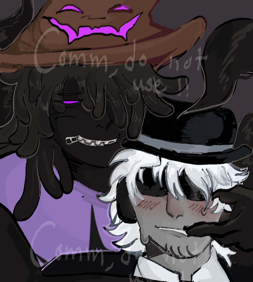 Comm work for friend 🐺❤️ #azurechance #forsakenroblox