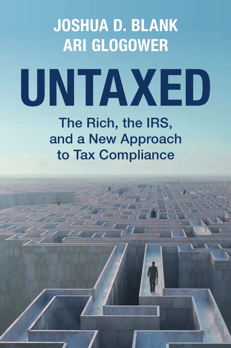 Joshua Blank (@joshuadblank) on Twitter photo Looking forward to tomorrow’s book launch at <a href="/NorthwesternLaw/">Northwestern Law</a> for "Untaxed: The Rich, the IRS, and a New Approach to Tax Compliance" (<a href="/CambridgeUP/">Cambridge University Press</a>, 2024). <a href="/AriGlogower/">Ari Glogower</a> and I will co-present and <a href="/sarahlawsky/">Sarah Lawsky</a> will offer commentary. "Untaxed" available at: a.co/d/bgknJuI Looking forward to tomorrow’s book launch at <a href="/NorthwesternLaw/">Northwestern Law</a> for "Untaxed: The Rich, the IRS, and a New Approach to Tax Compliance" (<a href="/CambridgeUP/">Cambridge University Press</a>, 2024). <a href="/AriGlogower/">Ari Glogower</a> and I will co-present and <a href="/sarahlawsky/">Sarah Lawsky</a> will offer commentary. "Untaxed" available at: a.co/d/bgknJuI