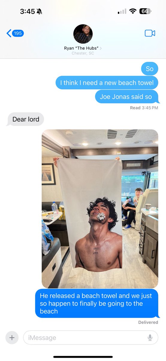 Hanner9898's tweet photo. @joejonas think I can convince my husband? Maybe if I get him a matching one…🤔🤭 https://t.co/GgaZDc3ovF