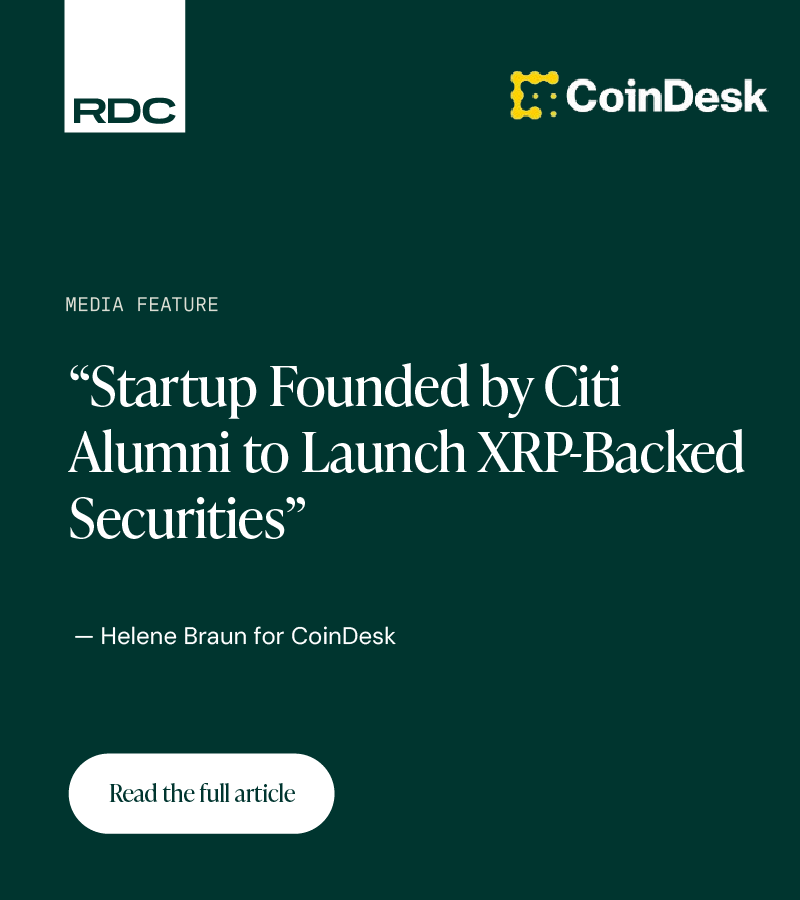 RDC’s recently launched XRP DRs were featured in <a href="/CoinDesk/">CoinDesk</a>. Available to qualifying investors, our XRP-backed securities enable direct ownership of the underlying crypto asset.

Read more: bit.ly/3CLcFDl

Disclaimers: receiptsdepo.com/#disclaimers
