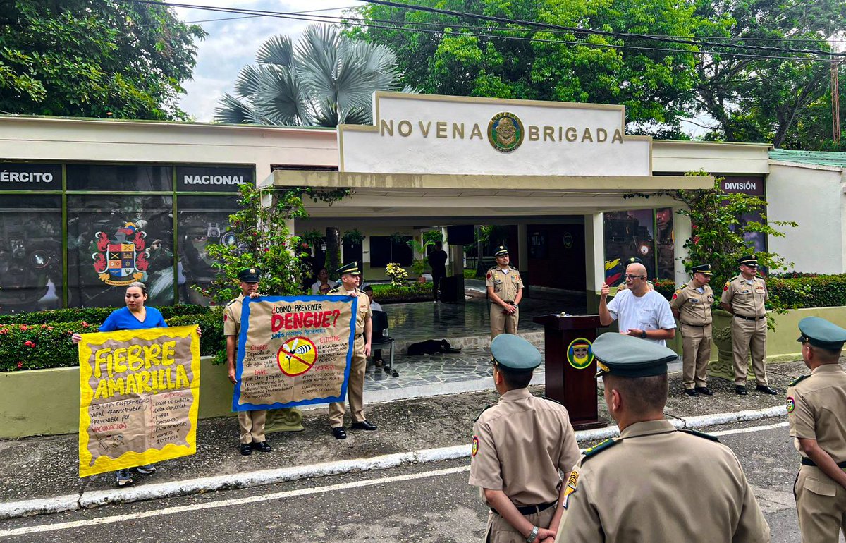 ejercito_COPER's tweet image. 🔊📌#DISAN | ¡Salud y prevención al servicio de nuestros soldados!
Capacitamos a nuestro personal para fortalecer la lucha contra el dengue y la fiebre amarilla. ¡Cuidamos a quienes nos protegen! 💪

#PorNuestrosSoldados