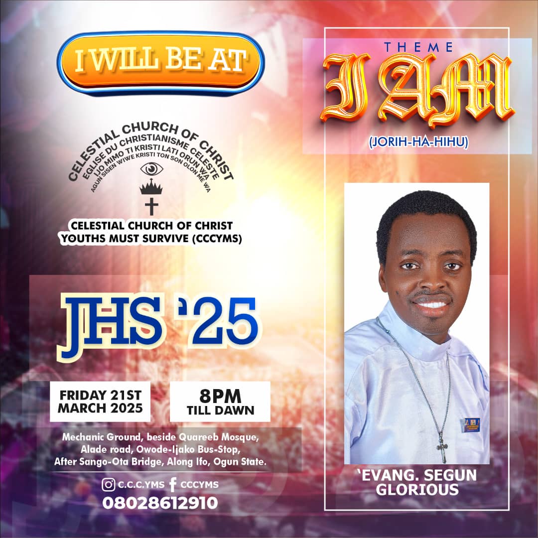 cccyms's tweet photo. GOD introducing himself to us this season as the I AM is a great assurance needed at this time to navigate through rising and raging storms. 
Let's walk this path of assurance together as we gather together at this year's CCCYMS JHS'25.

Clearly, we have heard him said, I AM! https://t.co/Hzh8jHvEh9