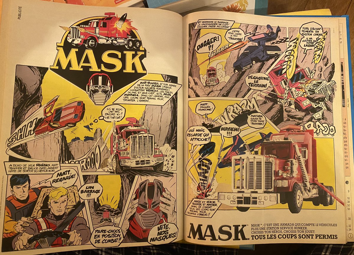 J’ai retrouvé des vieux Mickey de 1986 et fallait que je partage ça :
#PatriceDrevet qu’on appelait Patrick.
#JulienLepers « jeune animateur branché ».
« Des chats dans l’espace… » je pense qu’ils n’avaient pas vu la série.
#LadyOscar super production japonaise !
Et #Mask en BD.