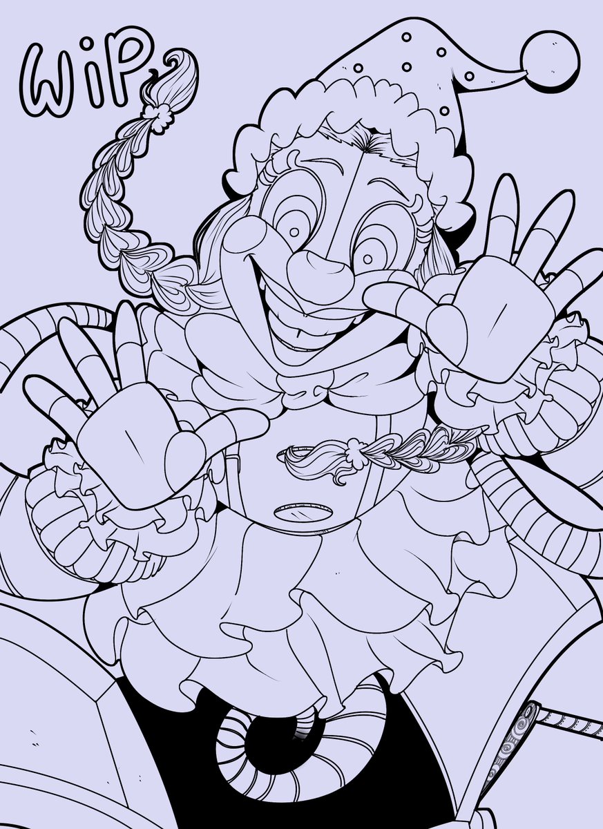 A sotw wip welcoming Jackie #fffs #tsbs #SecretOfTheMimic #fnafjackie #myart #fnaf