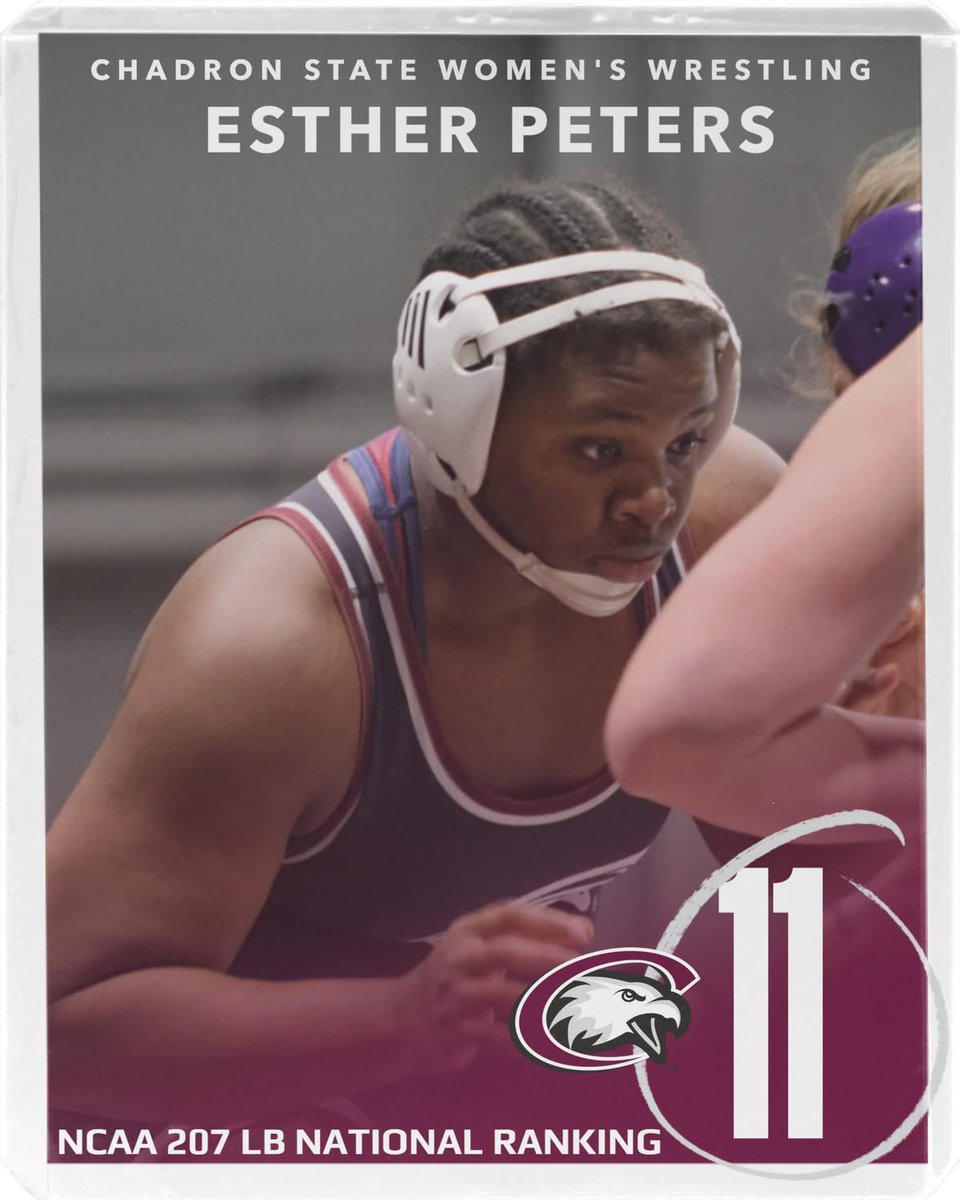 CSCWWrestling's tweet photo. Got a couple Eagles in the National Rankings!

True Freshman: Esther Peters - #11 at 207
Sophomore: Mana Chanthasone - #20 at 103

Congrats girls!

#BeTheBean☕#SoarEagles🦅#ProtectTheRock🪨 https://t.co/LeaLuniN5W