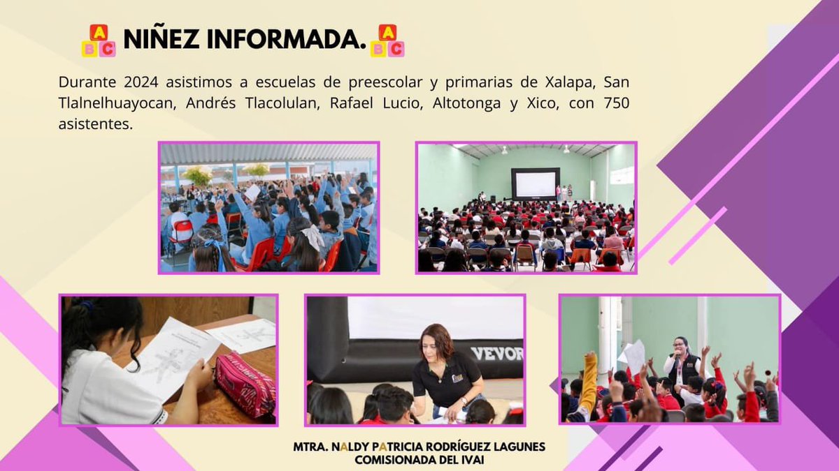 Ydlan's tweet photo. #PorSiNoLoViste
Estas 👇 son algunas capacitaciones a niñez y adolescencia de #Veracruz, que impartimos desde la Ponencia I del #IVAI durante 2024, para informar sobre el Derecho a saber y a la protección de sus datos personales. https://t.co/fxYaoZKjat