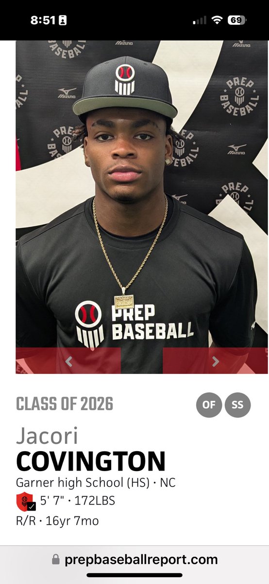 Stats from my pbr invite only camp <a href="/PrepBaseballNC/">Prep Baseball North Carolina</a>