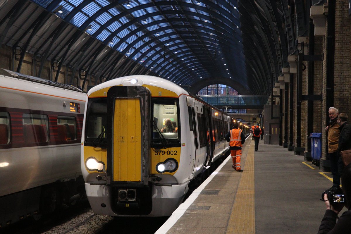 typicaldullname's tweet image. Looks like the ex-GA Class 379s have found some use apart from being kept in storage, excellent!  

A great choice from Great Northern to take these underutilised units on the ECML, looking forward to seeing more of them out and about