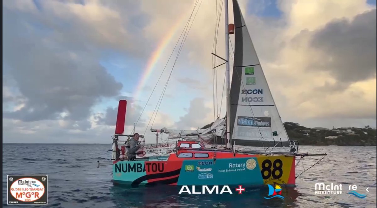 rudderlymad's tweet photo. #Classglobe580 transat✅
2865nm, 28days 20hrs 41mins. Arrived into a beautiful Antigua sunrise 🌈🇦🇬. #minigloberace next💪🏼
@EconEngineering
#yacht #sailing #rtw https://t.co/0d82N5LhYa