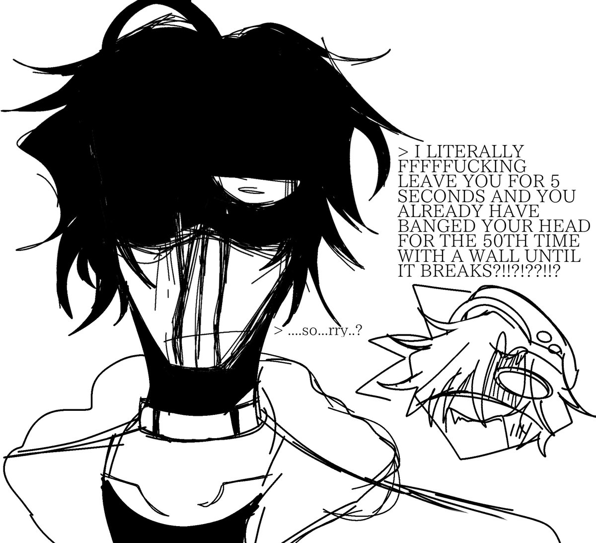 kneec0rahh's tweet photo. And why they π³οΈβππ³οΈβππ³οΈβπ (Gang these are 2 of my daybreak and til death ocs, say hi to these rabied ppl π) #Daybreak2 #Daybreak2oc #Tildeath #Tildeathoc https://t.co/czVGZv3ZKB