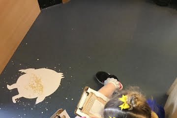CheadleRCInfScl's tweet photo. There has been a big accident in nursery this morning! The children have been investigating who pushed Humpty dumpy off the wall ￼ #eyfs https://t.co/xB0NWNcX9j