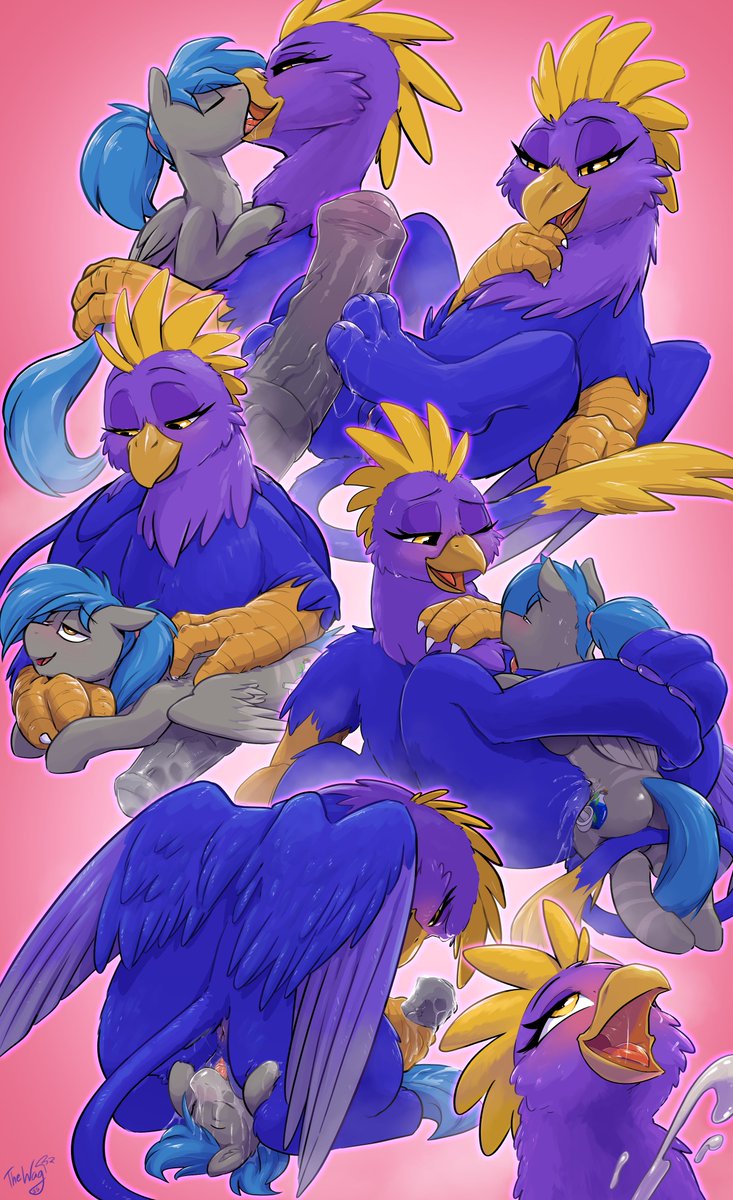 the-wag π (@theofficialwag) on Twitter photo Commission for <a href="/LostKindling/">TardyRider</a> - Rain Remedy and Grace the gryphon's passionate love-making session Commission for <a href="/LostKindling/">TardyRider</a> - Rain Remedy and Grace the gryphon's passionate love-making session