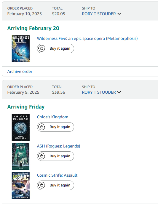 StouderRory's tweet photo. New books to read thanks to #DevonGate & #SPSFC https://t.co/ymGkMyD2q1