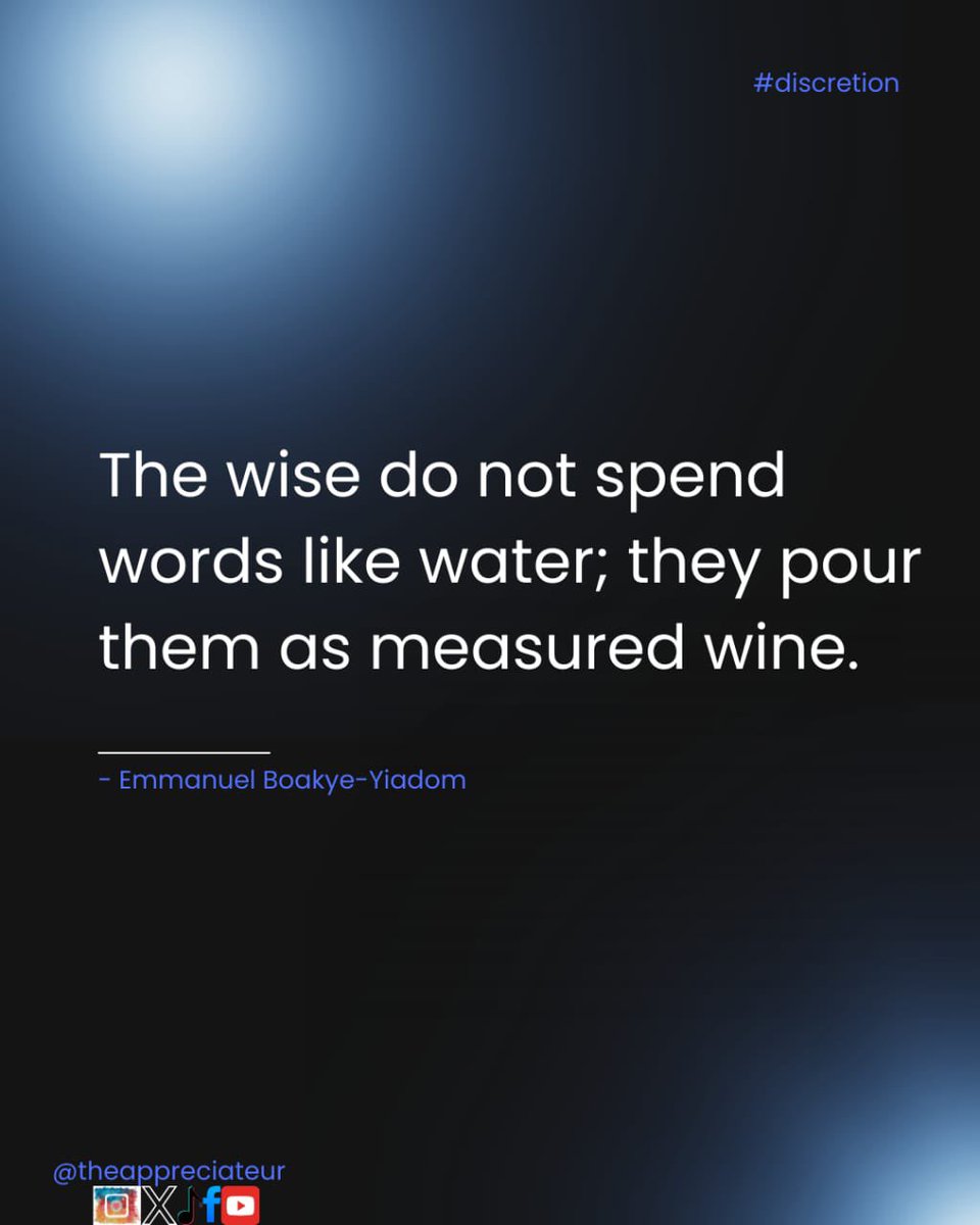 _EmmanuelBoakye's tweet photo. #theappreciateur https://t.co/UX4CNLutJI