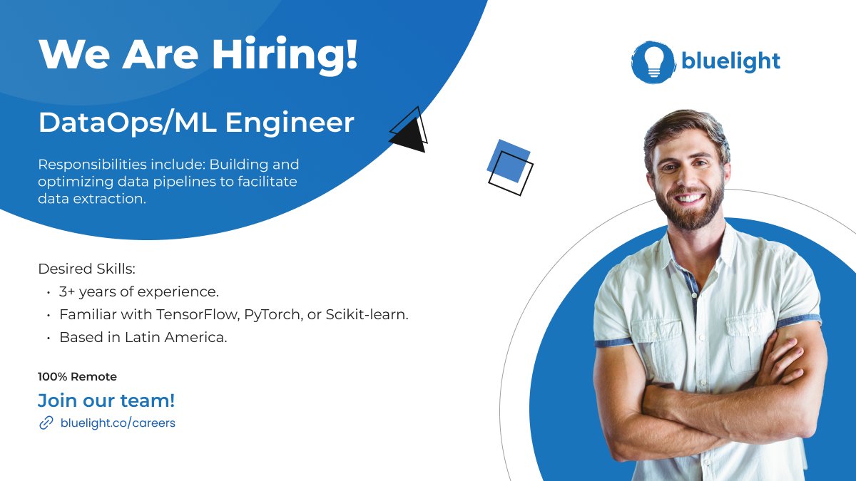 bluelightco's tweet image. Join Bluelight, the #nearshoresoftwaredevelopment powerhouse helping US businesses deliver seamless experiences for millions of users!