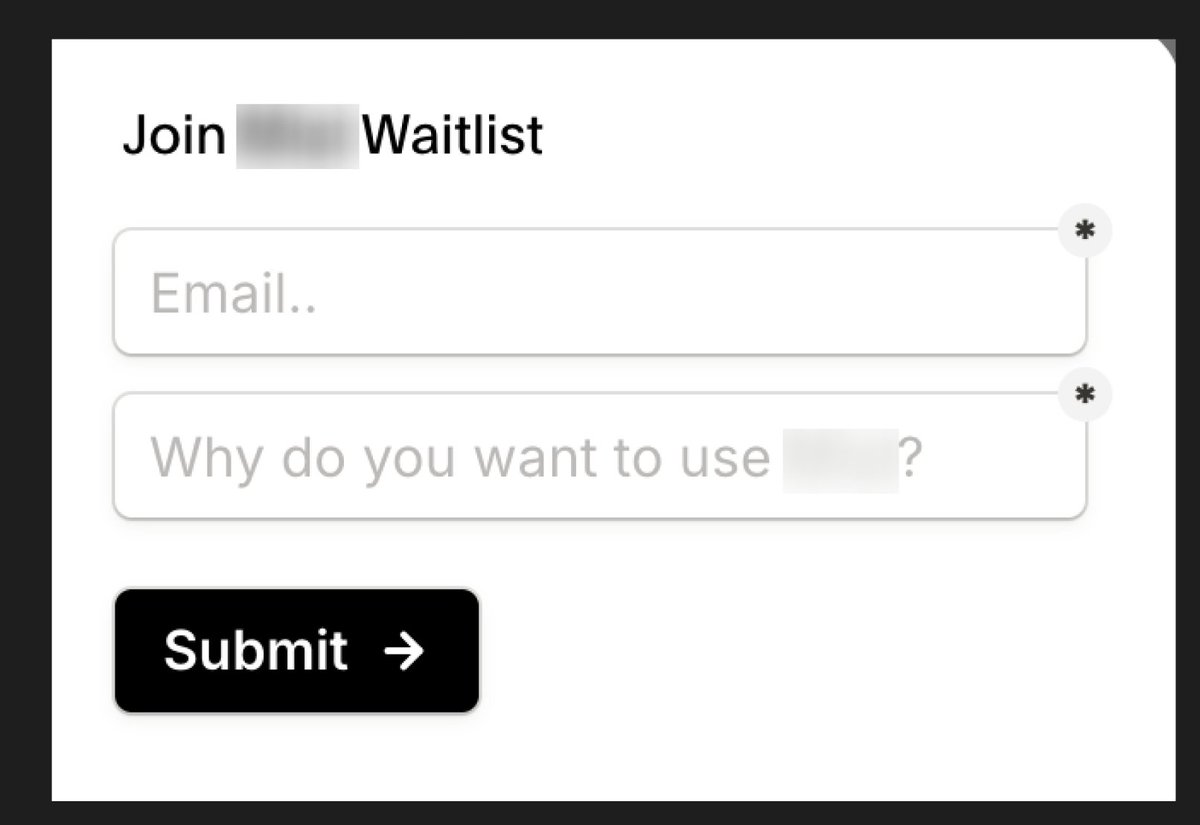 If you ever launch a waitlist, include a field asking people why they want to use the product. Helps you understand who you're building for.