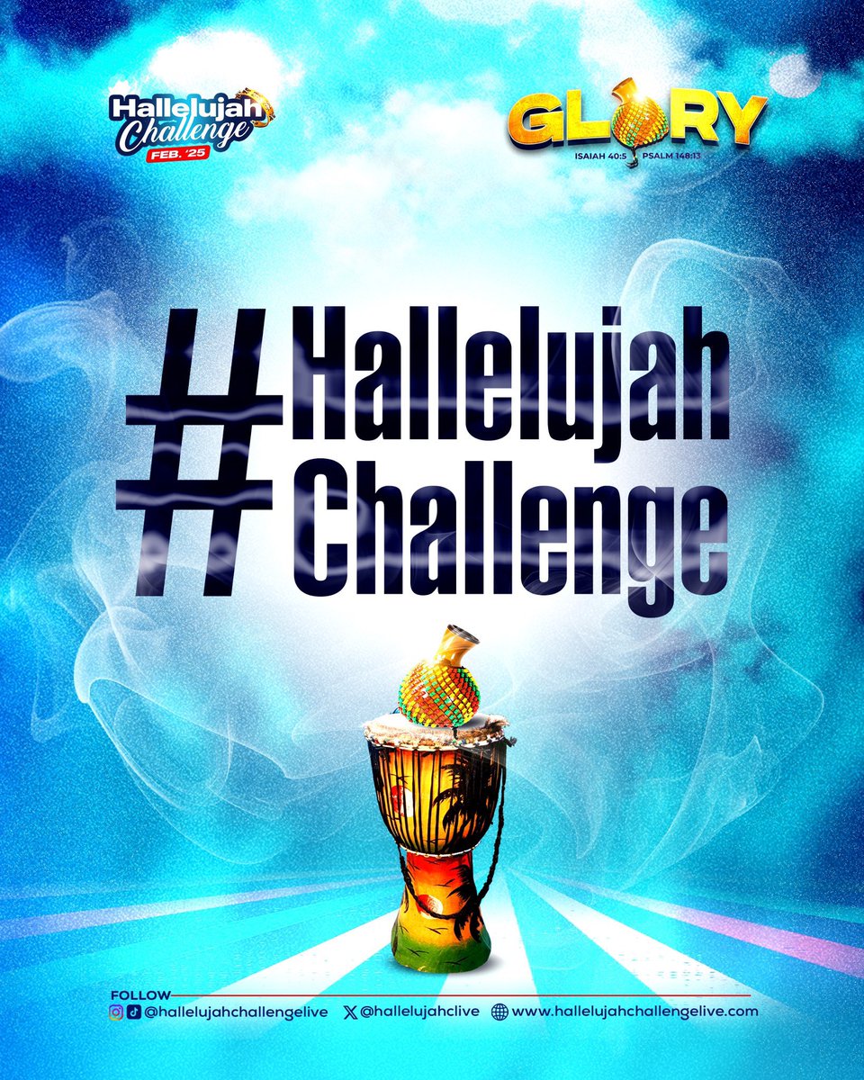 #HallelujahChallenge 
#HallelujahChallenge2025