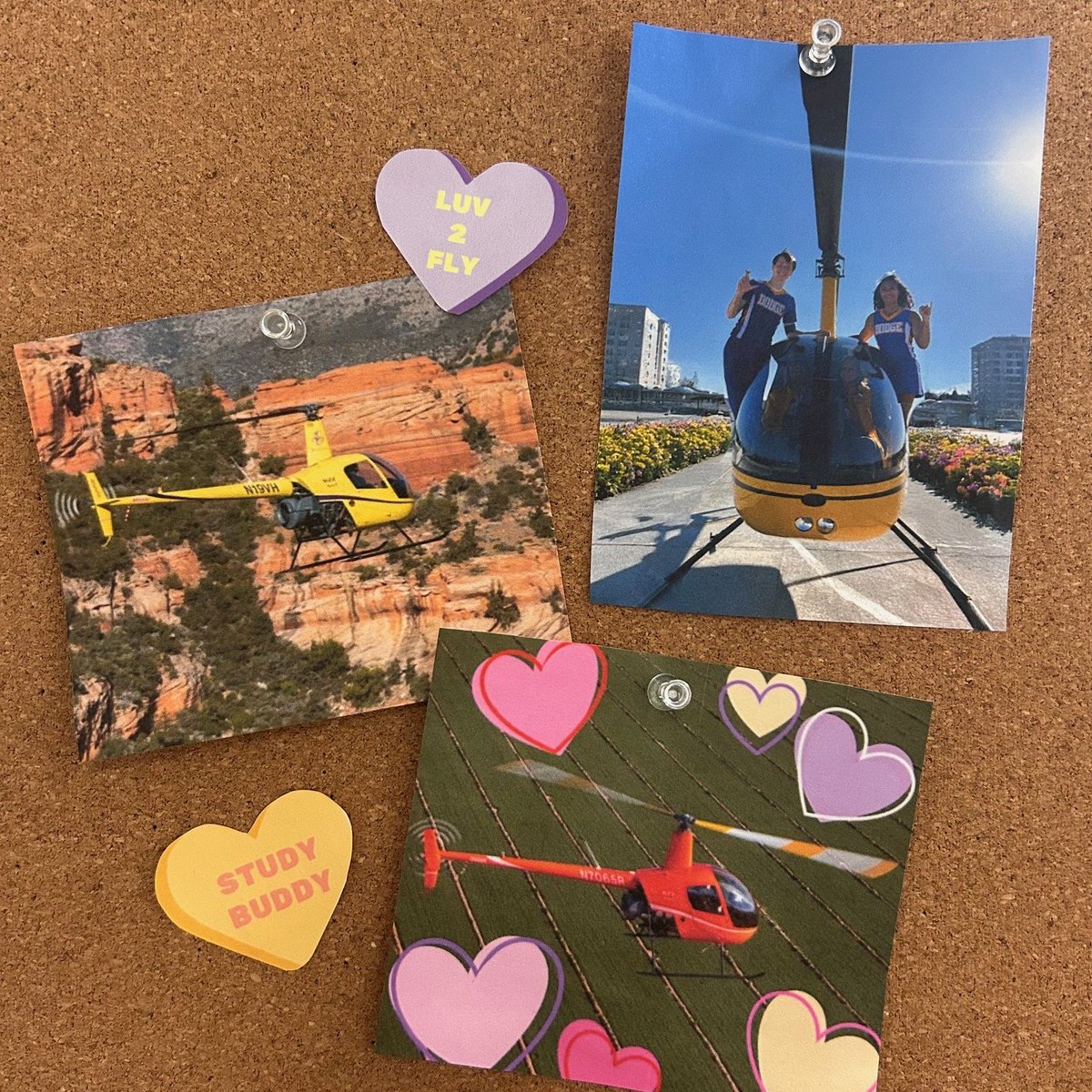 dodgecityaz's tweet photo. Roses are red, violets are blue, my true love has rotor blades too β€π
#ValentinesDay #flightsnotfeelings #heliaddiction #flightinstructorprogram #helicopterlove #DC3Flight https://t.co/b3L5YFd3c1