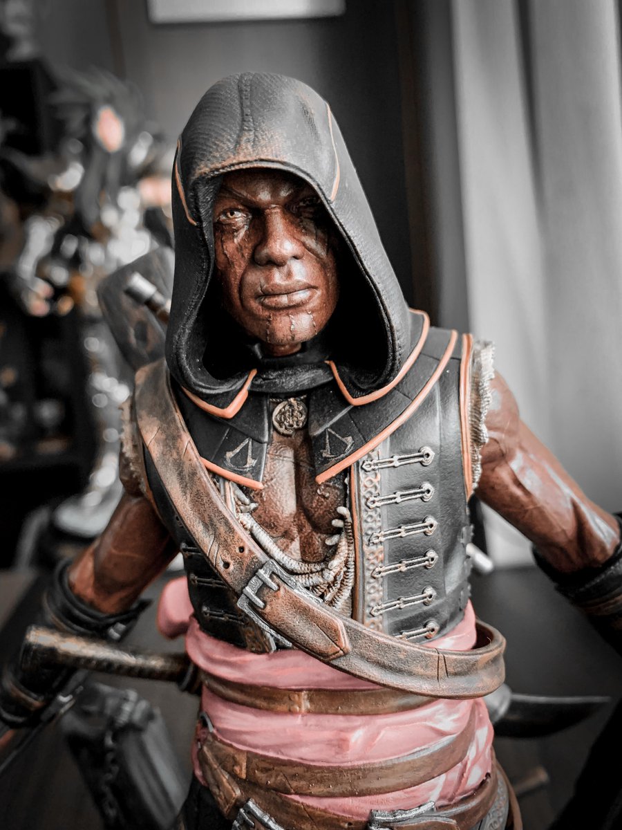 KallilAugusto's tweet photo. Unboxing: https://t.co/NpFhxWiYaB

#GamerllilGames #AssassinsCreed #AssassinsCreedivBlackFlag #FreedomCry #Adewale
#audazstudios #pinturadecolecionaveis #impressao3d #assassinscreed #colecionaveis https://t.co/HvqmjMfwFN