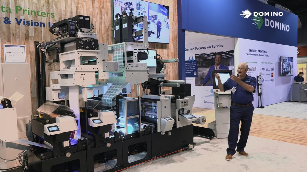VIDEO: NEW Domino K300 &amp; K600i demonstration at Labelexpo Americas 2024  

Watch as Gary Peterson introduces the NEW Domino K300, illustrates the growing trend of variable data printing applications, and educates the audience on Sunrise 2027.

View video: youtu.be/y0YJGEIPPEE