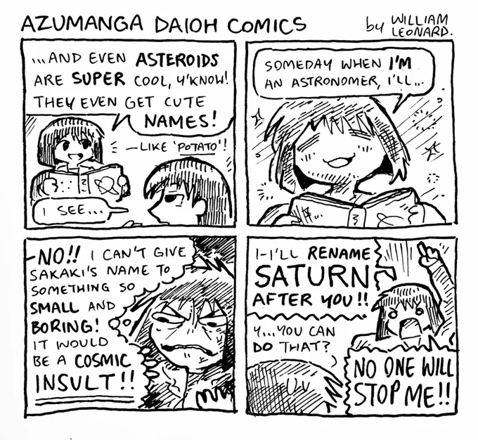 kaorin should have infodumped abt astronomy more :) #azumangadaioh 