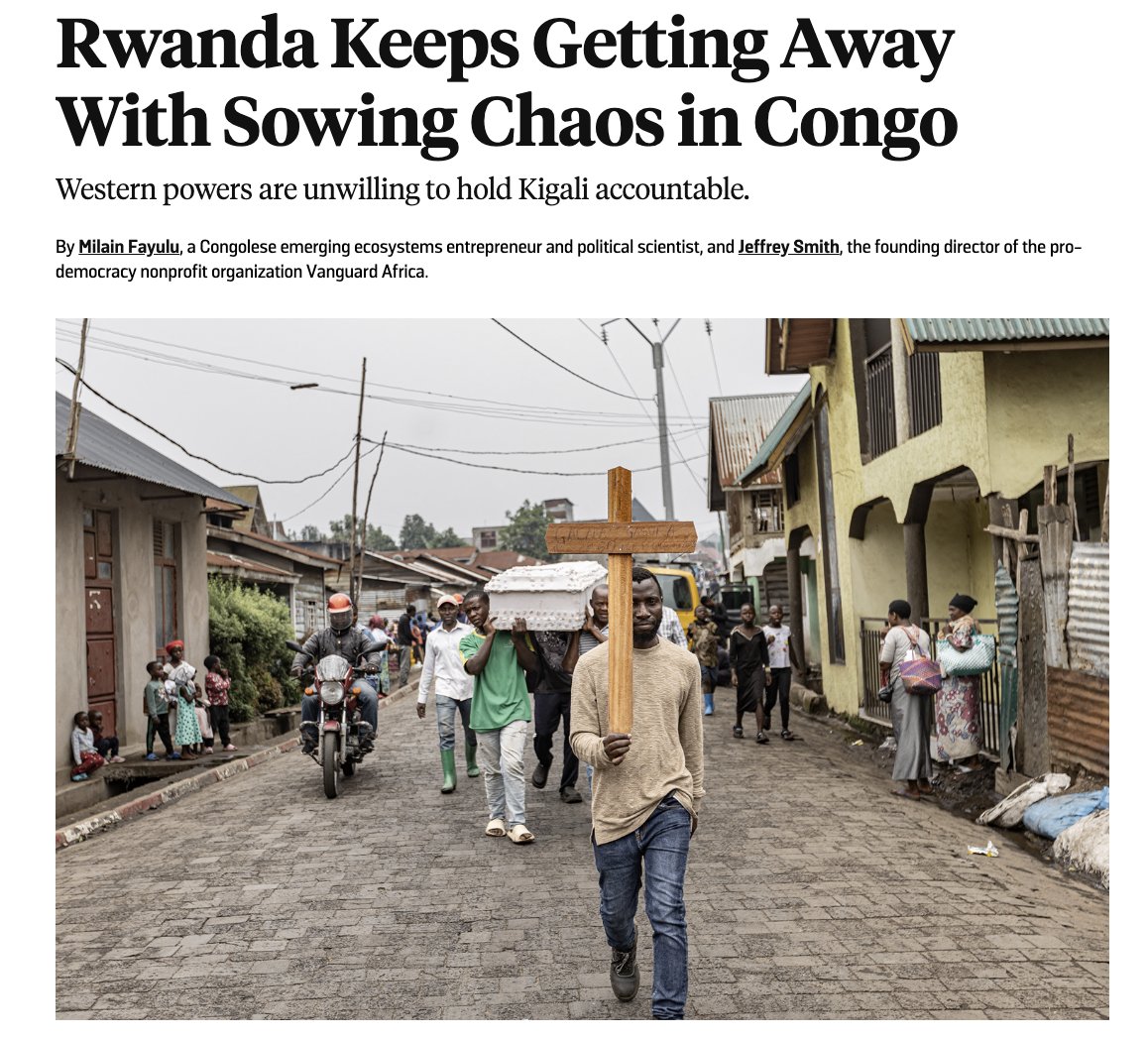 Jeffrey Smith (@smith_jeffreyt) on Twitter photo Paul Kagame is an arsonist masquerading as a firefighter. It's a charade. Until the international community recognizes #Rwanda's brash meddling in #DRCongo, and the suffering it has unleashed, lasting peace will be elusive. My thoughts with <a href="/milaindfayulu/">Milain D. Fayulu</a>: foreignpolicy.com/2025/02/10/rwa… Paul Kagame is an arsonist masquerading as a firefighter. It's a charade. Until the international community recognizes #Rwanda's brash meddling in #DRCongo, and the suffering it has unleashed, lasting peace will be elusive. My thoughts with <a href="/milaindfayulu/">Milain D. Fayulu</a>: foreignpolicy.com/2025/02/10/rwa…