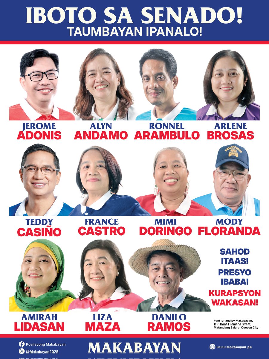 Makabayan #TaumbayanSaSenado tweet media