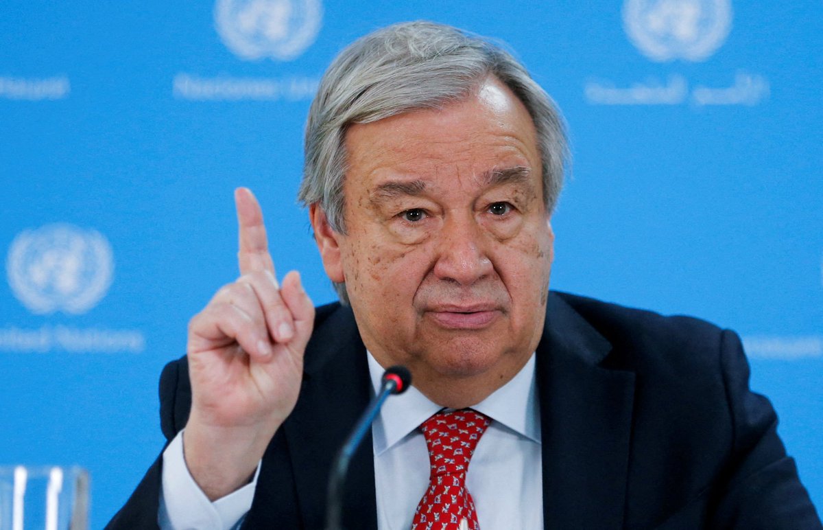 lelemSLP's tweet photo. Guterres, after Houthis kidnap 28 UN employees: "I have instructed the UN to stop all programs and funding to the Houthis in Saada."
What happened, Guterres, where is your humanity? You should increase humanitarian aid to the innocent Houthis immediately!!! Don't you see that they are pregnant babies doctors and journalists?
Guterres, if Houthis kidnapped your people, means they are suffering! Give them more money, and two state solution! And if they continue kidnapping your people - just give them whatever they ask, they have every right to resist!!!